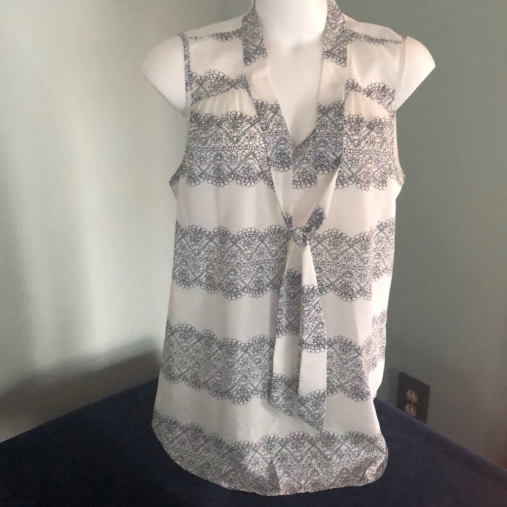 The Limited Dress Tank Top, black and cream